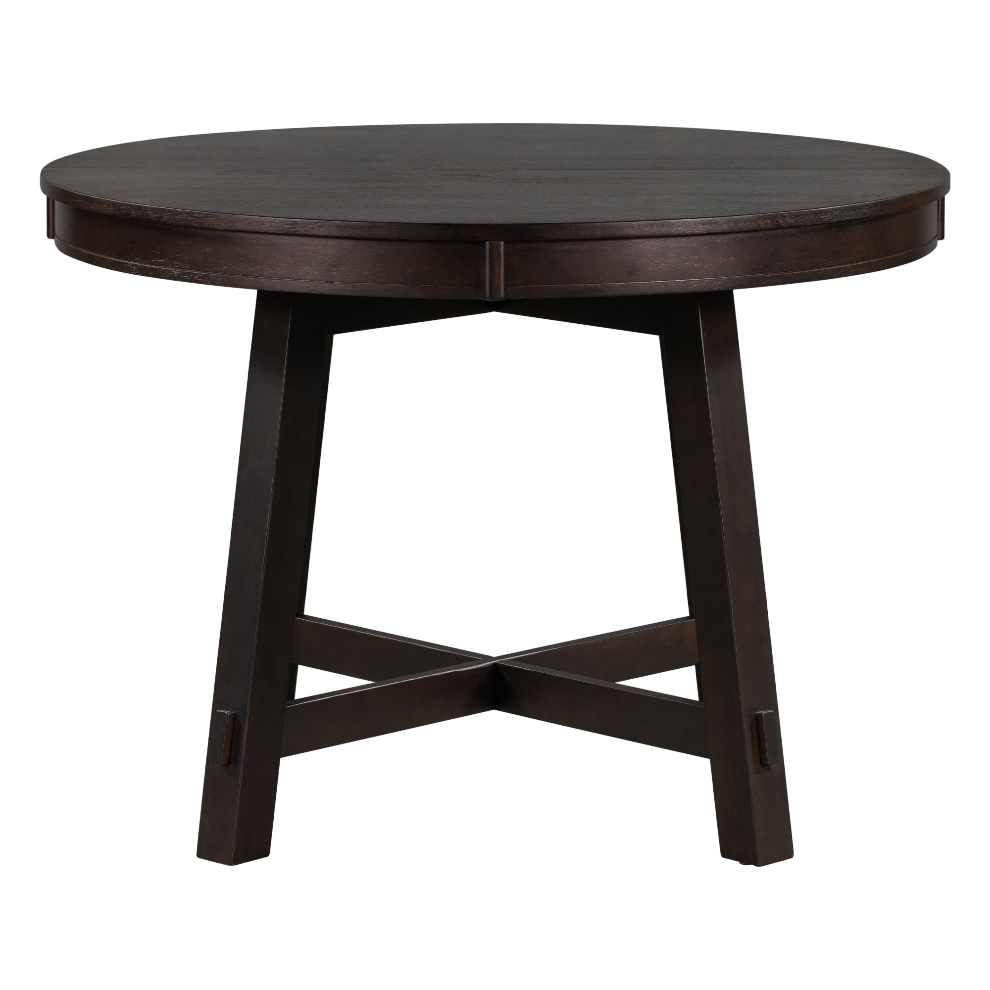 Farmhouse Round Extendable Dining Table