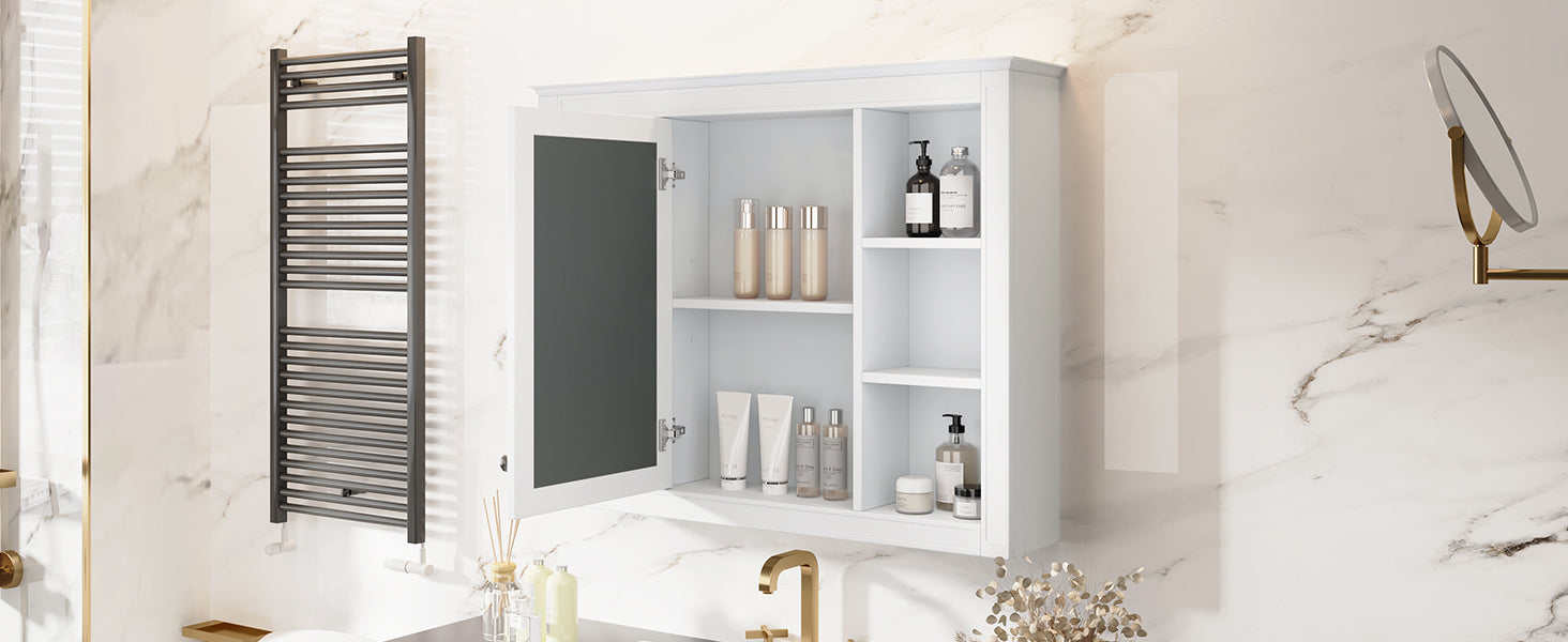 Medicine Cabinet, Wall Mounted Bathroom Storage Cabinet