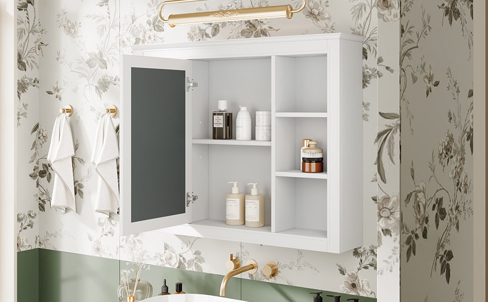 Medicine Cabinet, Wall Mounted Bathroom Storage Cabinet