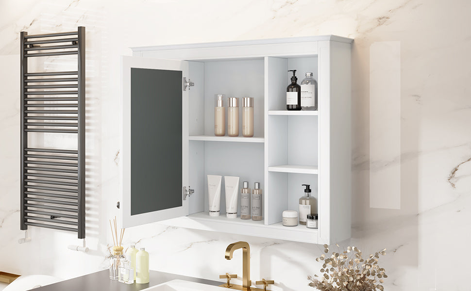 Medicine Cabinet, Wall Mounted Bathroom Storage Cabinet