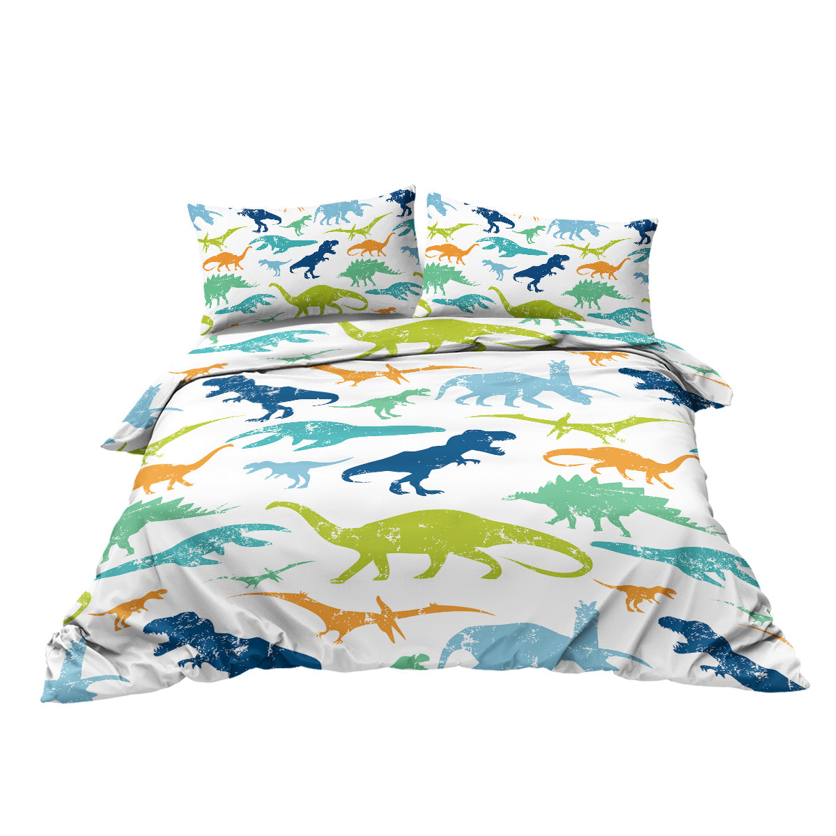 3Pcs Dinosaur Ultra Soft Bedding Set Duvet Cover Set for Comforter Gift Twin