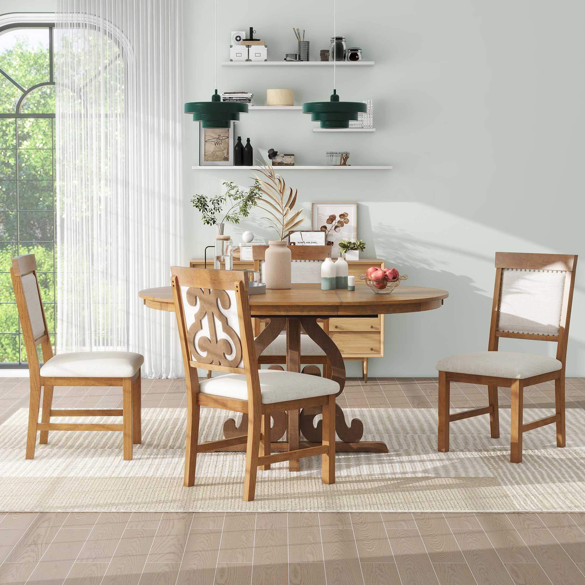 5-Piece Retro Functional Dining Set