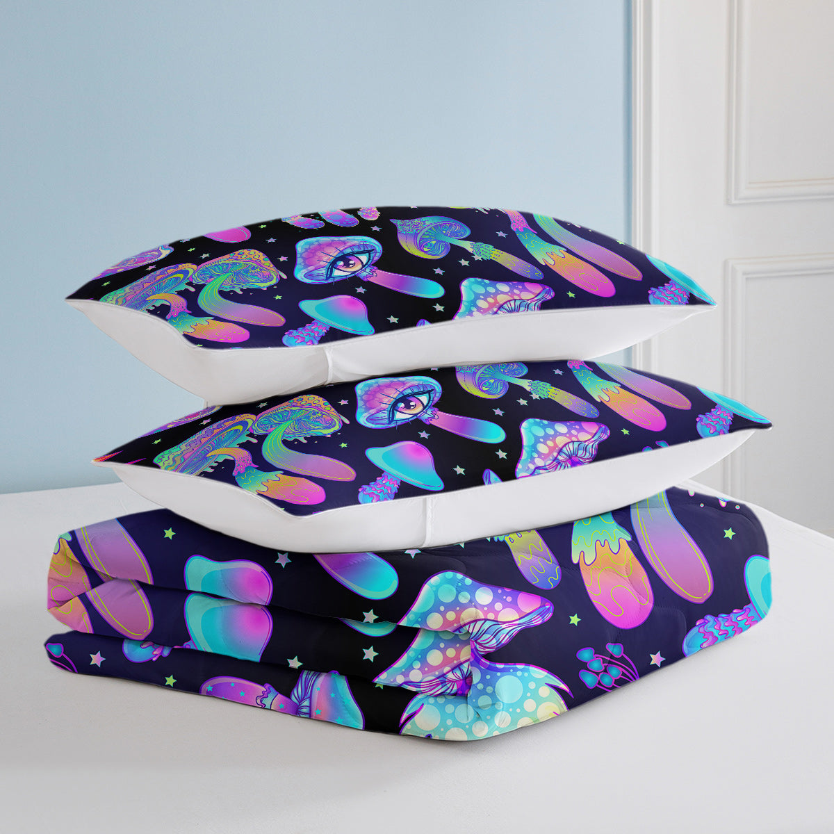 Fantasy Mushroom Duvet Cover Set