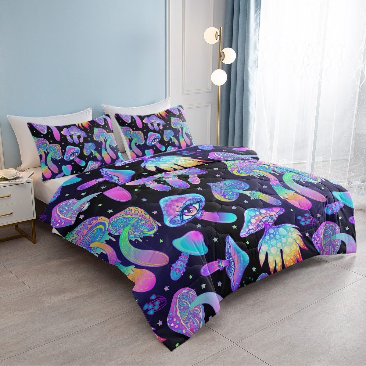 Fantasy Mushroom Duvet Cover Set