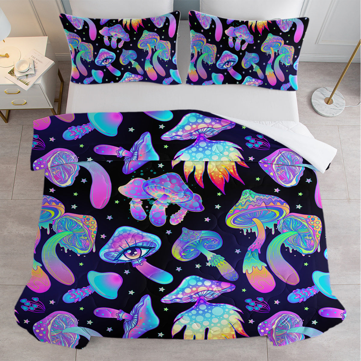 Fantasy Mushroom Duvet Cover Set