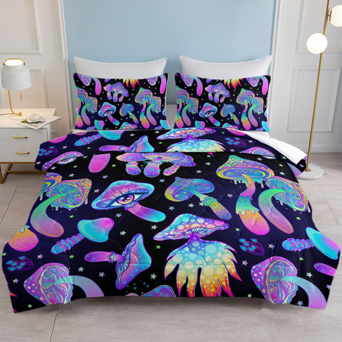 Fantasy Mushroom Duvet Cover Set