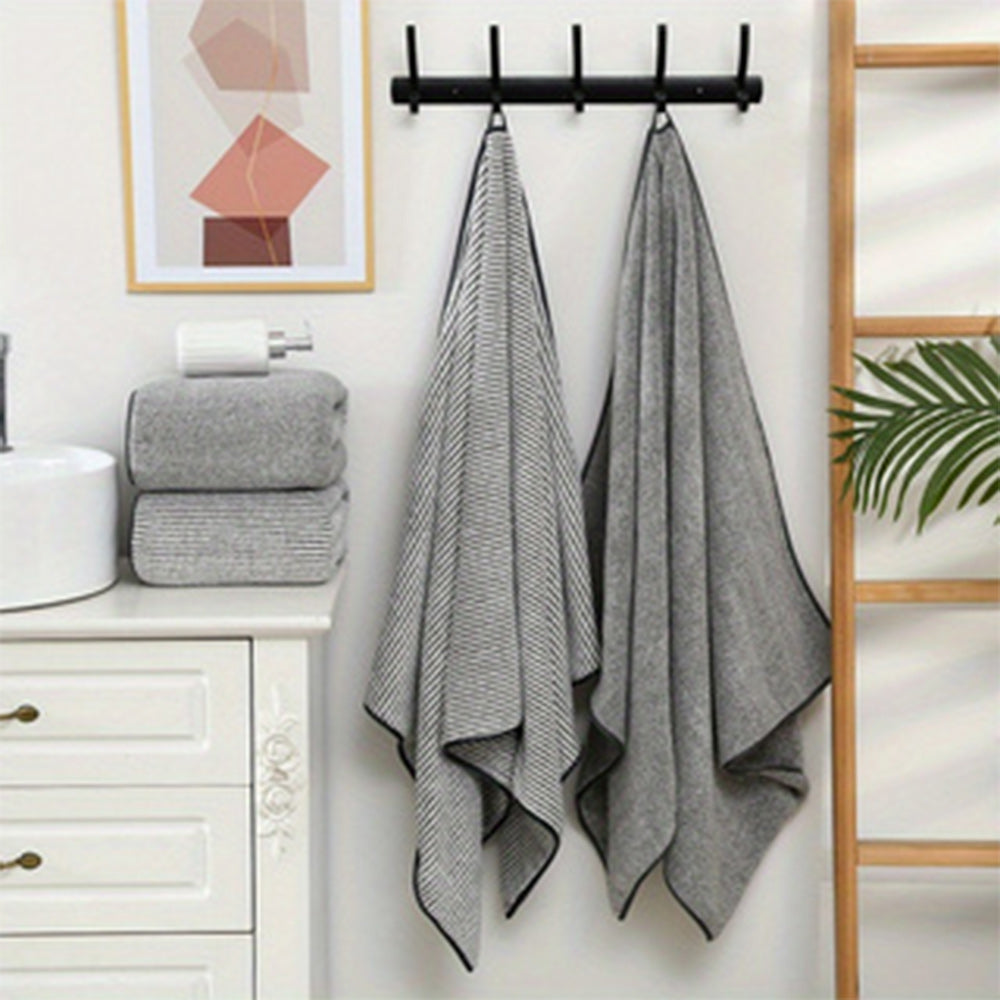 Household Bath Towels Set, Soft Bath Towel, Quick Drying Absorbent Towel For Home Bathroom,