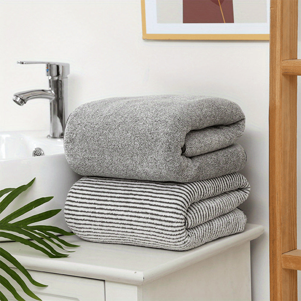 Household Bath Towels Set, Soft Bath Towel, Quick Drying Absorbent Towel For Home Bathroom,