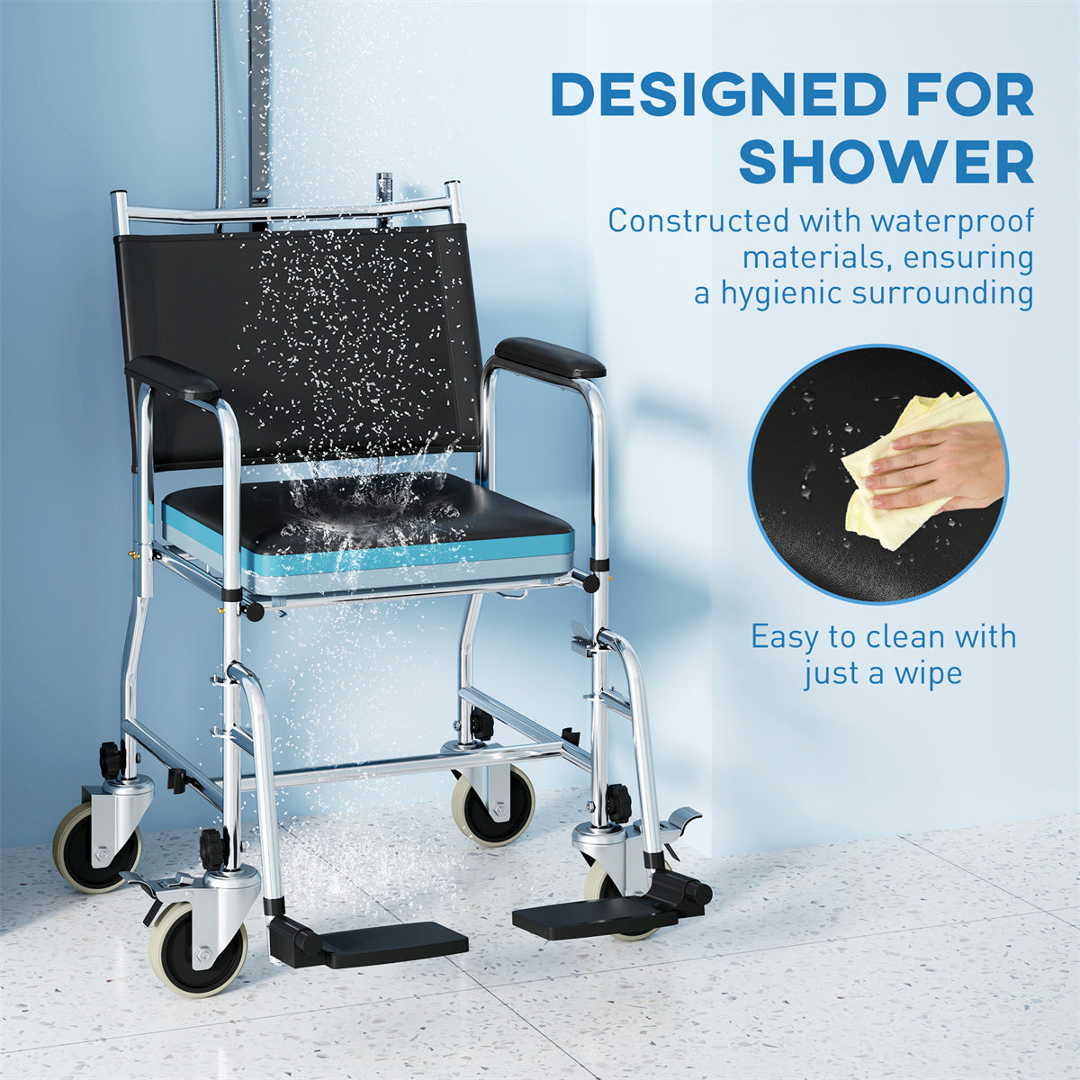 Rolling Shower Chair